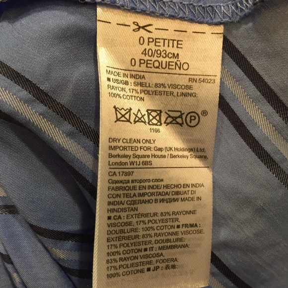 NWOT Banana Republic Stripe Belted Maxi Shirtdress - Picture 6 of 6